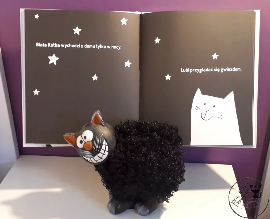 “Czarny kot, biała kotka” - Silvia Borando - Kot, kawa i książki 
