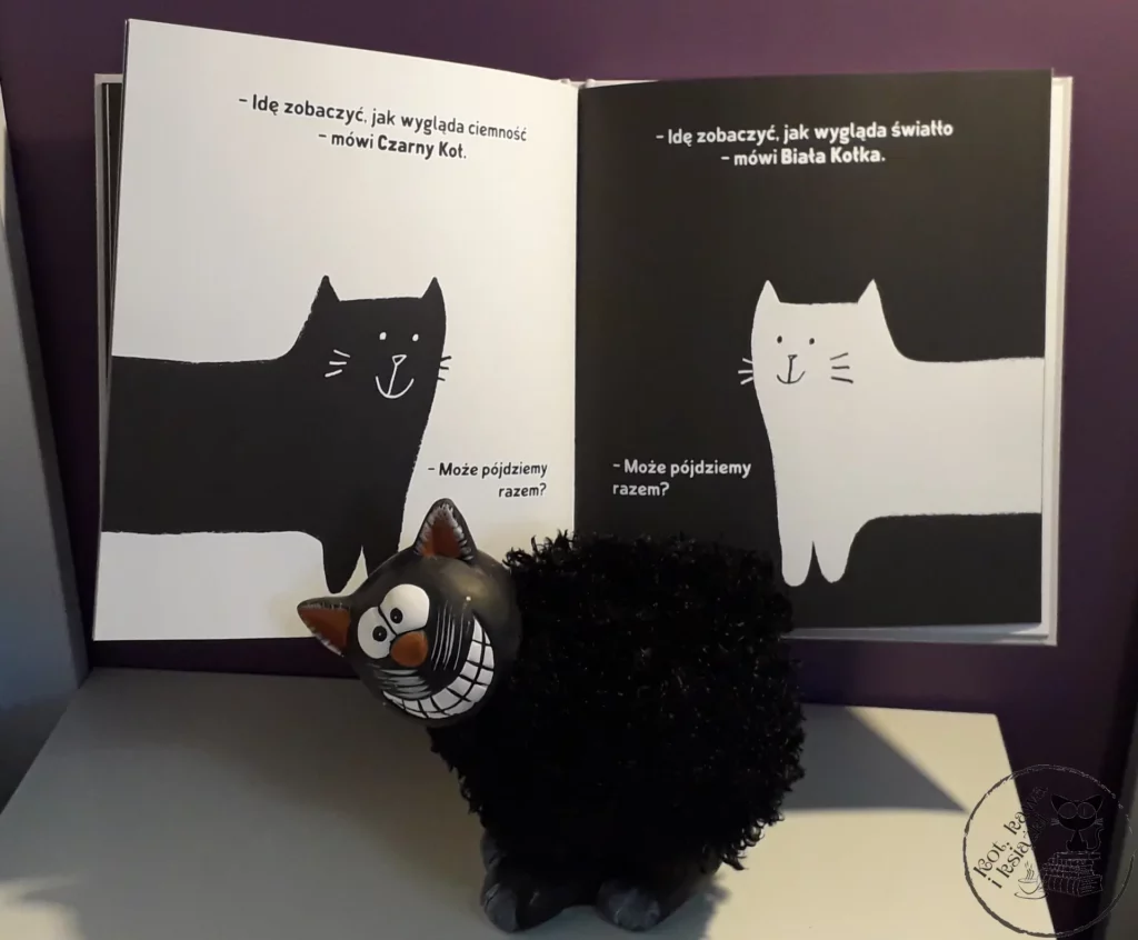 “Czarny kot, biała kotka” - Silvia Borando - Kot, kawa i książki 