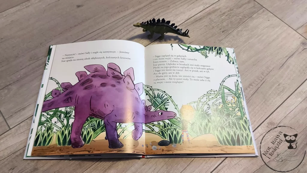 “Ivar ratuje małego stegozaura” - Lisa Bjardo, Emma Gothner - Kot, kawa i książki 