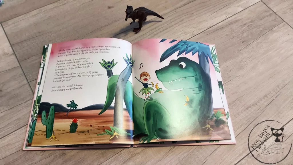 “Ivar zaprzyjaźnia się z tyranozaurem” - Lisa Bjardo, Emma Gothner - Kot, kawa i książki 