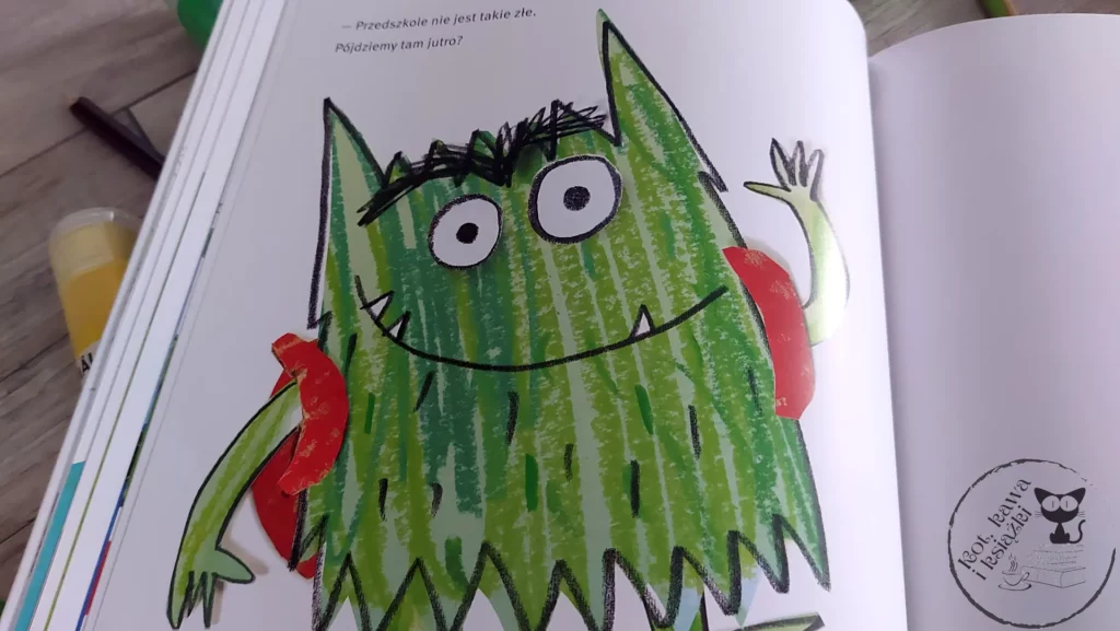 “Kolorowy potwór idzie do przedszkola” – Anna Llenas - Kot, kawa i książki 