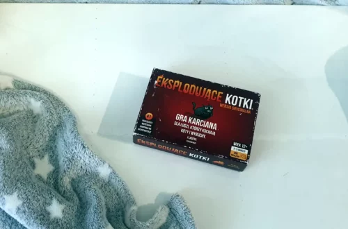 Gra karciana "Eksplodujące Kotki" - Kot, kawa i książki