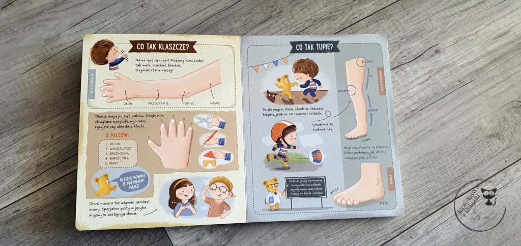 “Feluś i Gucio odkrywają … Ciało człowieka” - Katarzyna Kozłowska - Kot, kawa i książki