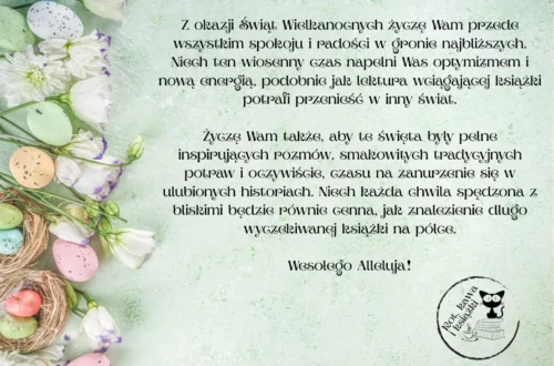 Wesołego Alleluja życzy Kot, kawa i książki