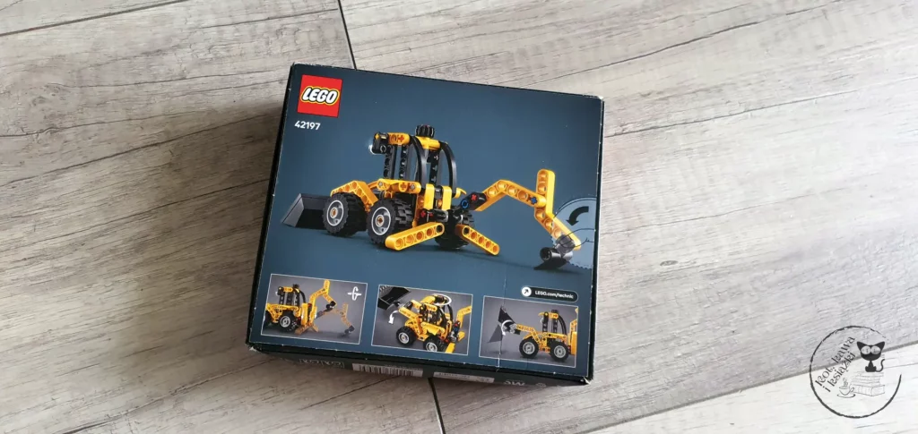 LEGO Technic 42197 "Koparko - Ładowarka" - Kot, kawa i książki
