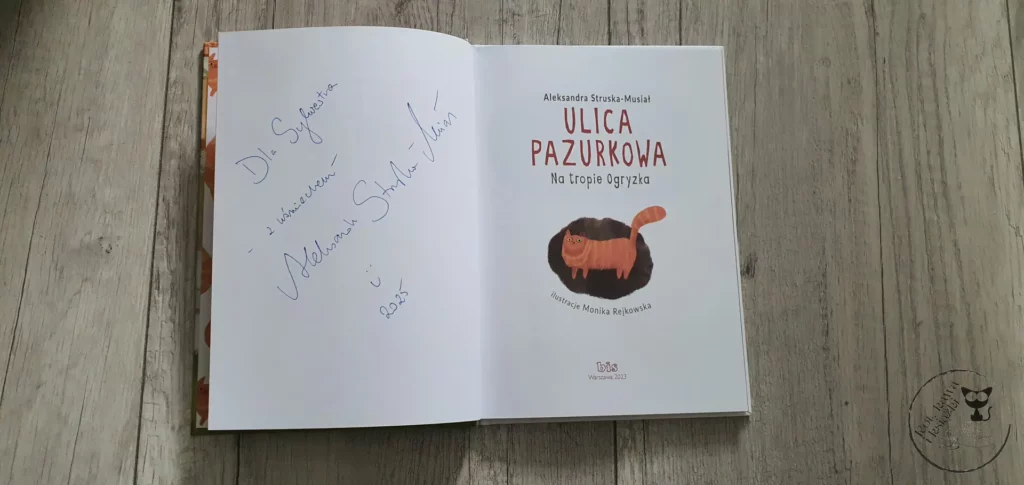 "Ulica Pazurkowa. Na tropie Ogryzka" - Aleksandra Struska - Musiał - Kot, kawa i książki