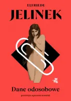 „Dane odosobowe” - Elfriede Jelinek - okładka