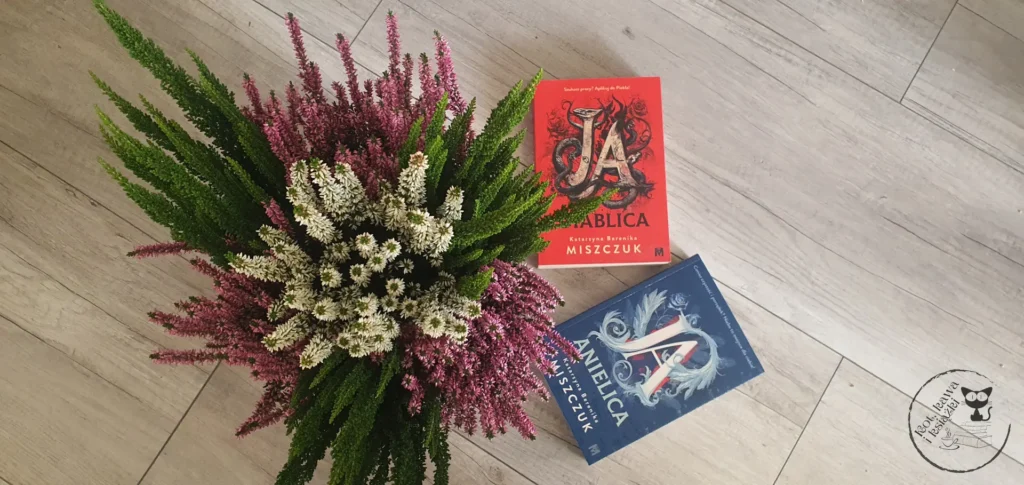 "Ja, anielica" i "Ja, diablica" - Katarzyna Berenika Miszczuk - Kot, kawa i książki - Kot, kawa i książki