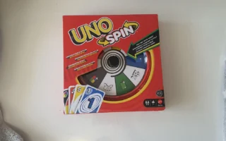 UNO Spin Gra karciana od Mattel Games - Kot, kawa i książki