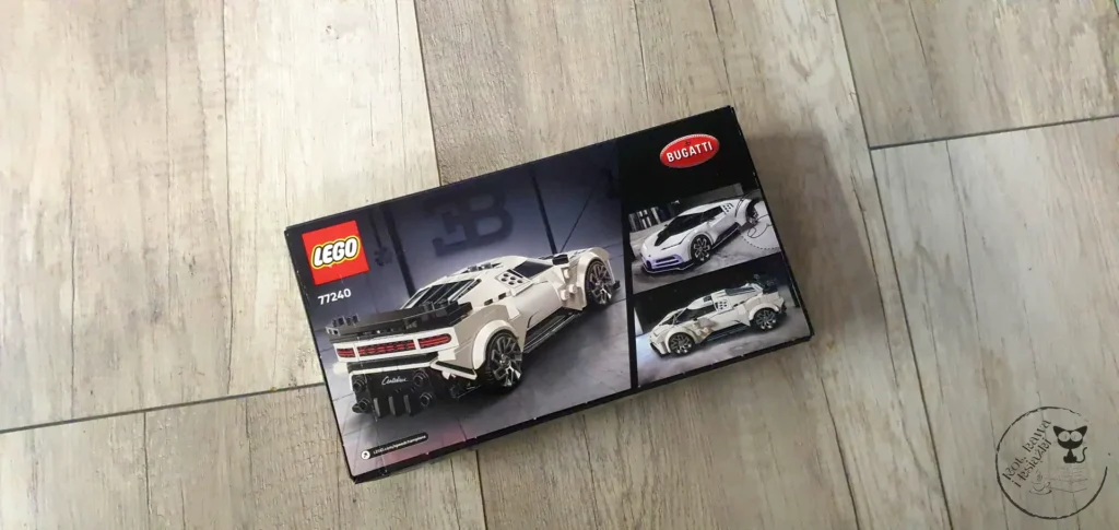 LEGO Hipersamochód Bugatti Centodieci 77240  - Kot, kawa i książki 
