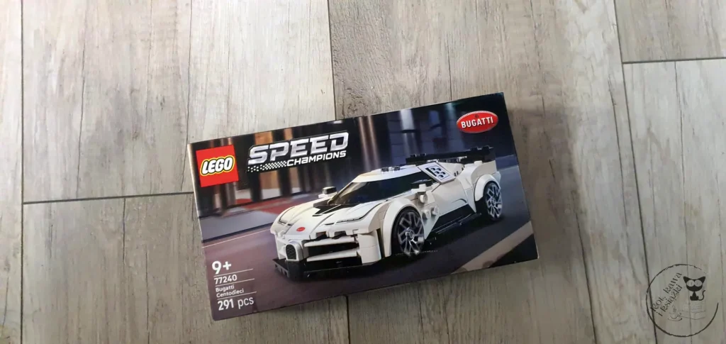 LEGO Hipersamochód Bugatti Centodieci 77240  - Kot, kawa i książki 