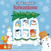 "Bałwankowo. Zimowe rymowanki" - Opracowanie zbiorowe - okładka