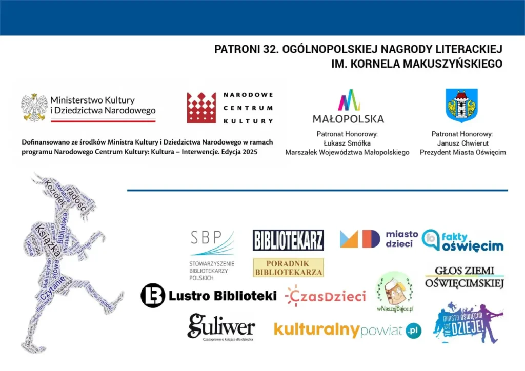 Ogólnopolska Nagroda Literacka im. Kornela Makuszyńskiego rozstrzygnięta - źródło: mbp-oswiecin.pl