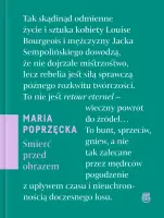 ”Śmierć przed obrazem. O sztuce, starości i znikaniu” - Maria Poprzęcka - okładka