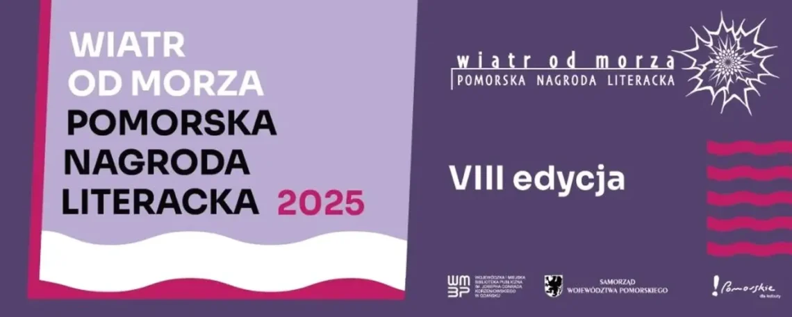 "Wiatr od morza" – Poznaj laureatów 8. edycji Pomorskiej Nagrody Literackiej