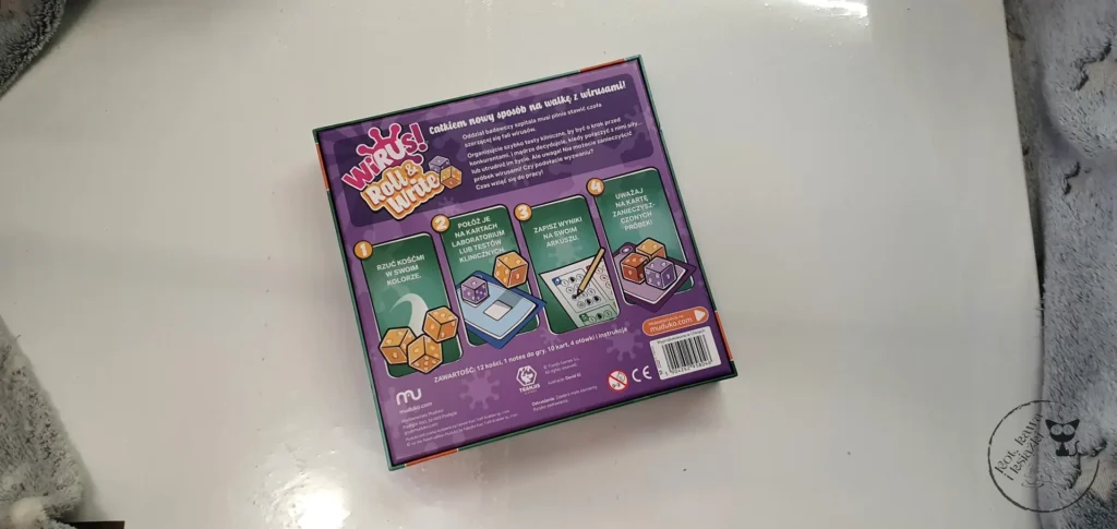 "Wirus! Roll & Write" - gra kościana od Muduko - Kot, kawa i książki