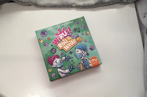 "Wirus! Roll & Write" - gra kościana od Muduko - Kot, kawa i książki