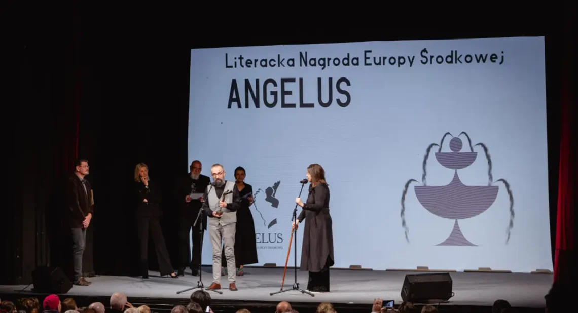 Angelus 2025 dla Darko Cvijeticia za "Winda Schindlera" fot. Max Pflegel | Wrocławski Dom Literatury