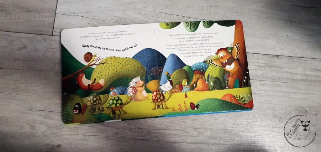 "Pożegnaj złość! Kraina emocji" - Ana Serna i Henar Íñigo - Kot, kawa i książki