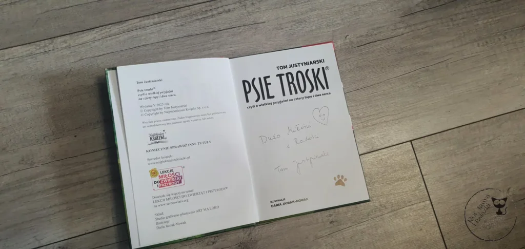 "Psie troski" - Tom Justyniarski - Kot, kawa i książki