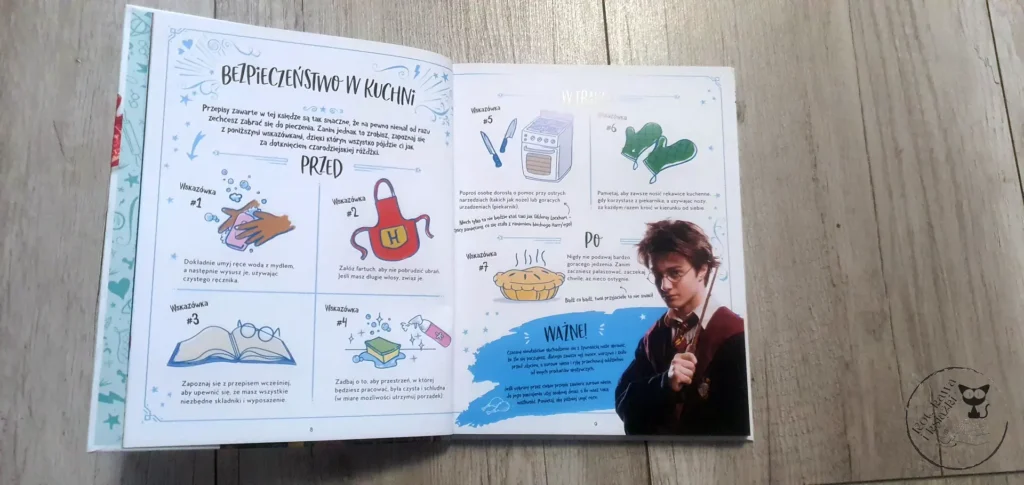 "Harry Potter. Oficjalna księga magicznych wypieków"  - Joanna Farrow - Kot, kawa i książki