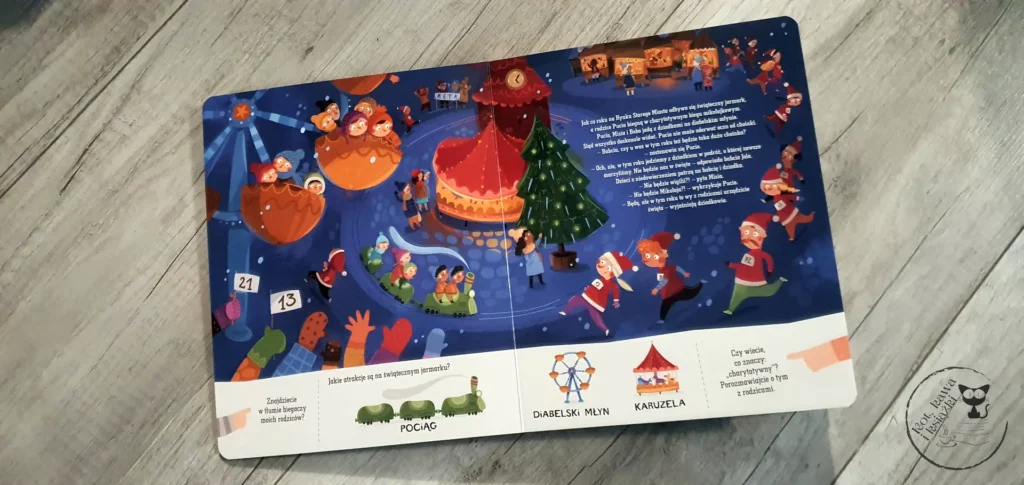 "Pucio urządza wigilię, czyli świąteczne słowa i zadania dla przedszkolaków" - Marta Galewska-Kustra, Joanna Kłos - Kot, kawa i książki 