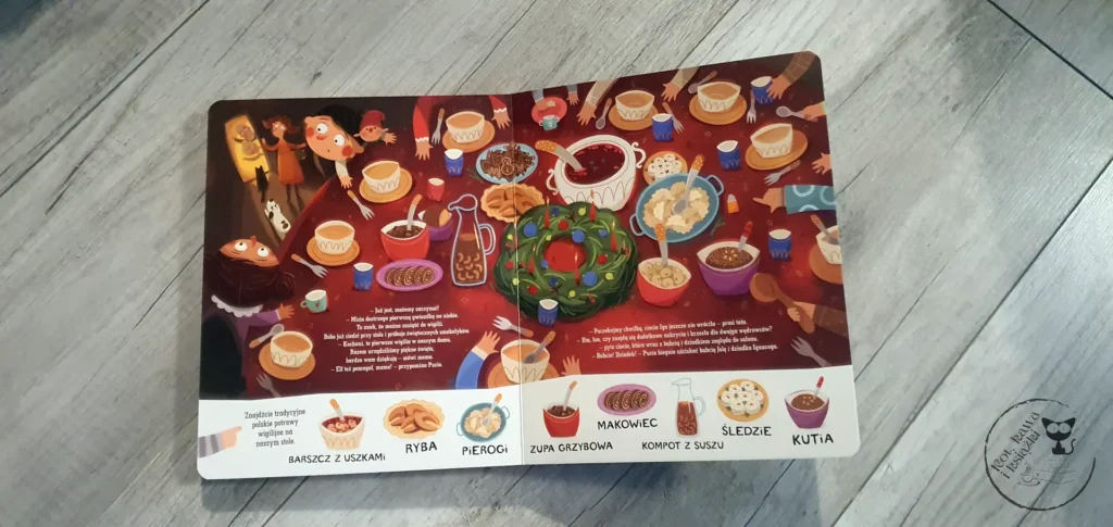 "Pucio urządza wigilię, czyli świąteczne słowa i zadania dla przedszkolaków" - Marta Galewska-Kustra, Joanna Kłos - Kot, kawa i książki 