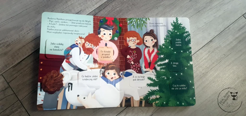 "Wigilia u Pętelków" - Barbara Supeł - Kot, kawa i książki