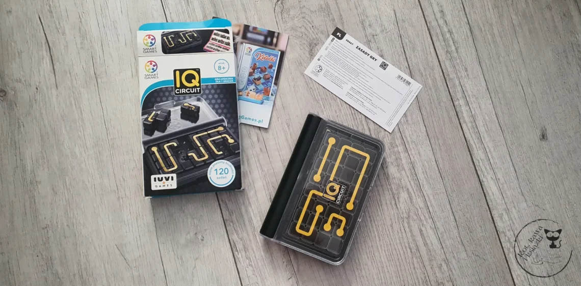 Smart Games IQ Circuit - gra logiczna od IUVI - Kot, kawa i książki