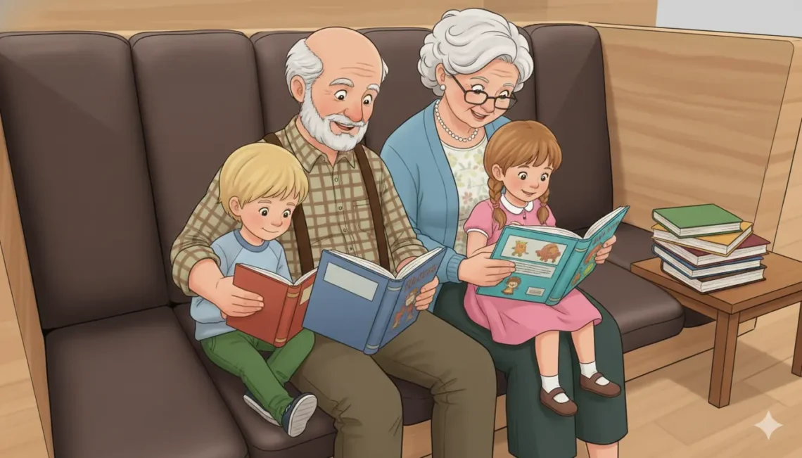 25 książek o Babciach i Dziadkach - AI