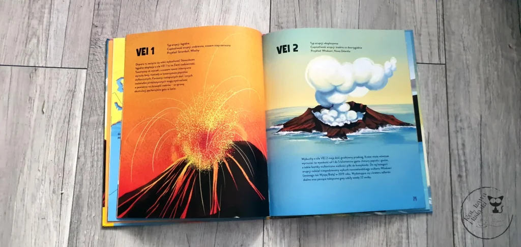 "Wybuchowa historia wulkanów" - Clive Gifford, Andressa Meissner - Kot, kawa i książki 