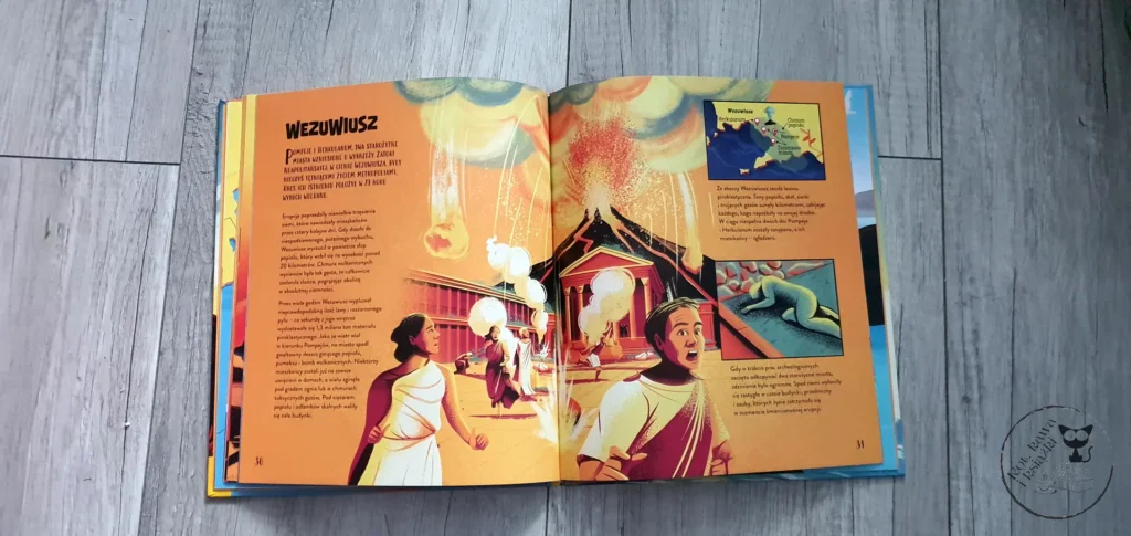 "Wybuchowa historia wulkanów" - Clive Gifford, Andressa Meissner - Kot, kawa i książki 