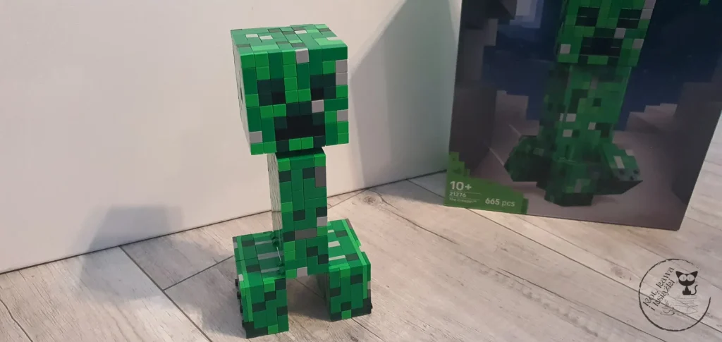 LEGO Minecraft Creeper 21276 - Kot, kawa i ksiazki