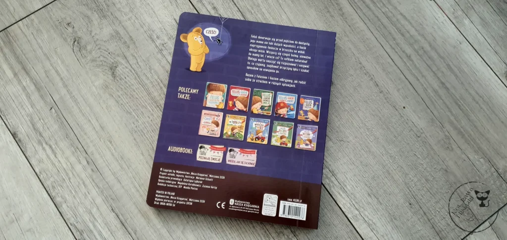 "Feluś i Gucio oswajają strachy" - Katarzyna Kozłowska - Kot, kawa i książki