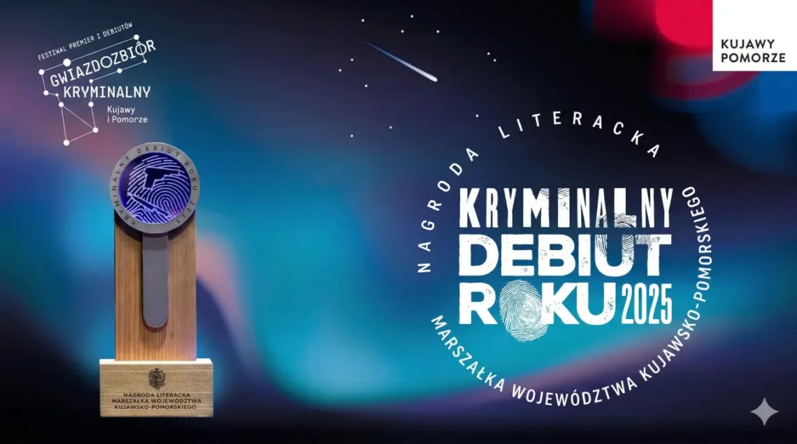 Nominacje do Kryminalnego Debiutu Roku 2025 - źródło: Gwiazdozbiór kryminalny