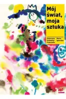 Co łączy Magdalenę Abakanowicz, Jaśminę Wójcik, Wilhelma Sasnala i… ciebie? Sztuka! Twoja sztuka. „Mój świat, moja sztuka” to niezwykła książka do tworzenia, rysowania, eksperymentowania, która zaprasza dzieci do świata sztuki. Nie znajdziecie w niej długich opisów dzieł czy zamkniętych poleceń. Zamiast tego – ponad 100 reprodukcji prac wybitnych polskich artystek i artystów XX i XXI wieku, które stają się punktem wyjścia do rysowania, wymyślania, malowania i twórczego myślenia. Książka hybryda - połączenie albumu i szkicownika. Każda strona, każdy obraz, zdjęcie, rzeźba lub instalacja to nowe zaproszenie do spojrzenia na świat w inny sposób. I nowe zaproszenie do działania, tworzenia i kreatywnej interpretacji. Nie ma tu zasad ani ocen. Jest za to dużo przestrzeni na twoje pomysły. Ta książka uczy patrzeć i myśleć, zachęca do odwagi i zabawy formą. I pomaga dzieciom w naturalny sposób zaprzyjaźnić się ze sztuką współczesną – także tym, które na co dzień nie mają dostępu do galerii i muzeów. Bo sztuka nie jest czymś odległym, zamkniętym w wielkich gmachach. Można tworzyć ją wszędzie – w domu, w szkole, na podwórku. Autorka publikacji, Katarzyna Kołodziej-Podsiadło, jest historyczką sztuki i kuratorką wystaw, również tych tworzonych specjalnie dla dzieci. Wspólnie z wybitną ilustratorką Martą Ignerską stworzyły projekt pionierski na polskim rynku wydawniczym: kompleksowe i angażujące wprowadzenie młodego czytelnika w świat polskiej sztuki współczesnej. - okładka