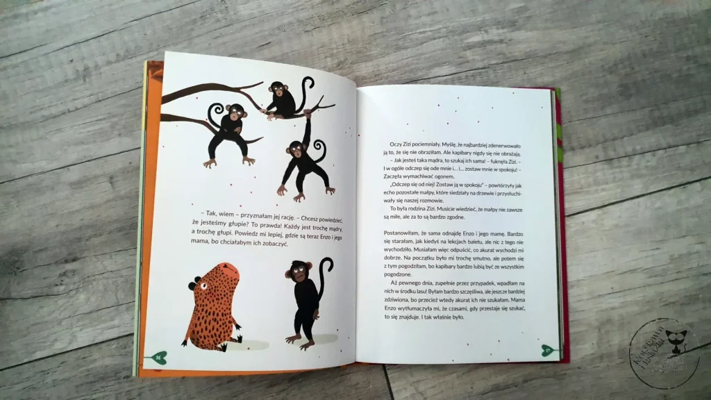 "Kapibara Barbara i małpie figle" - Eliza Piotrowska - Kot, kawa i książki
