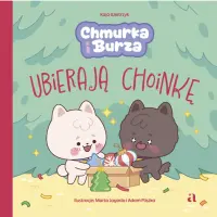 "Chmurka i Burza ubierają choinkę" - Kaja Wietrzyk - okładka